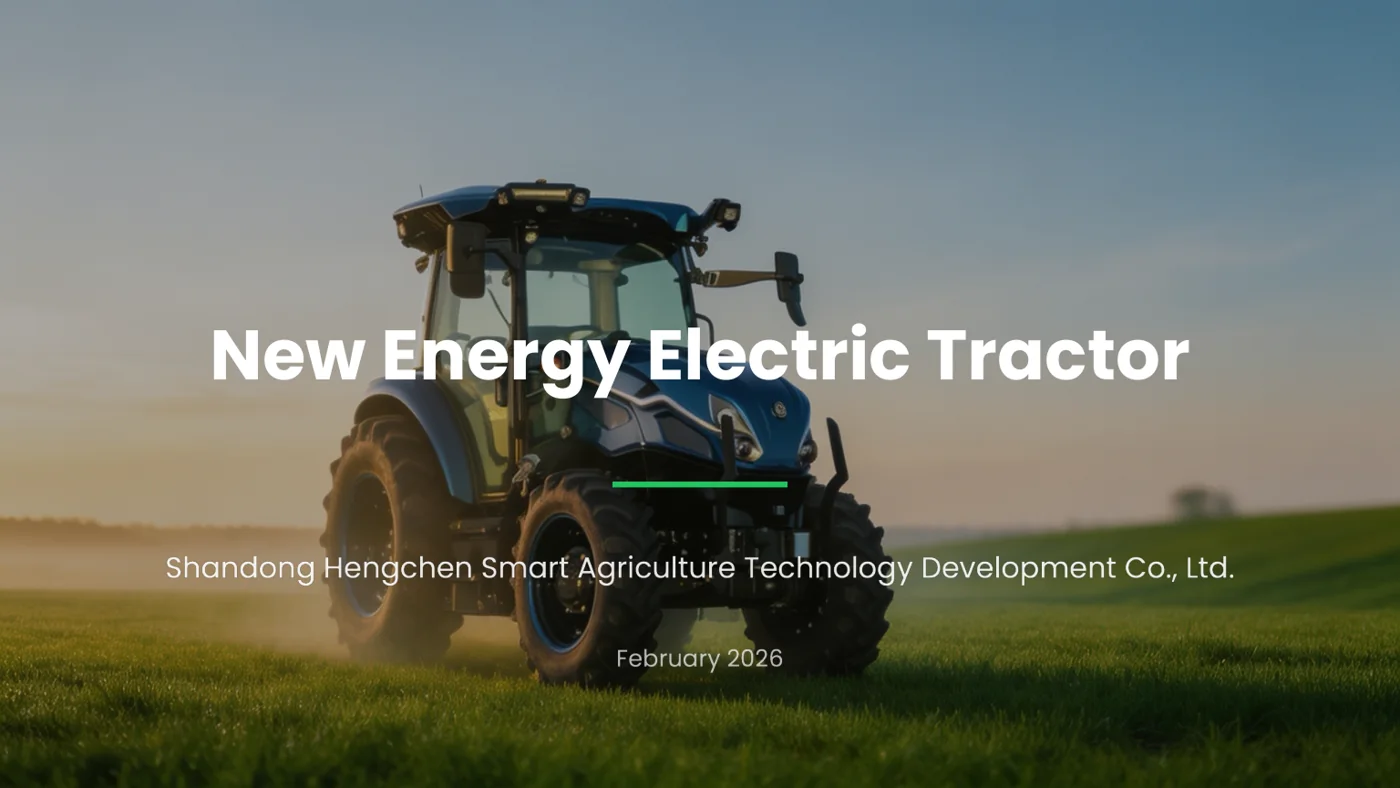 Cronus new energy electric tractor brochure cover